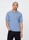 Blue short sleeve cotton polo by Gap_0