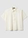 White pure linen regular-fit shirt_0