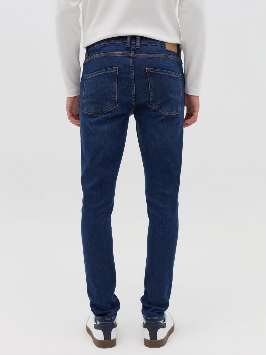 Jeans super skinny fit con scoloriture_3