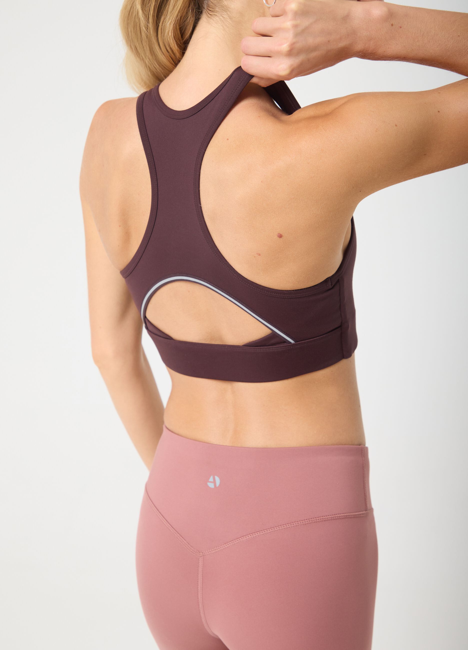 Top bra with cut-out detailing at the back ALTAVIA STUDIO