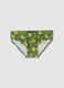 Slip mare verde in tessuto elasticizzato per bambino_0