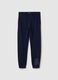Boys' blue jogger trousers in pure cotton regular fit_0