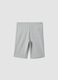 Boys&rsquo; grey cotton-blend comfort-fit shorts_1