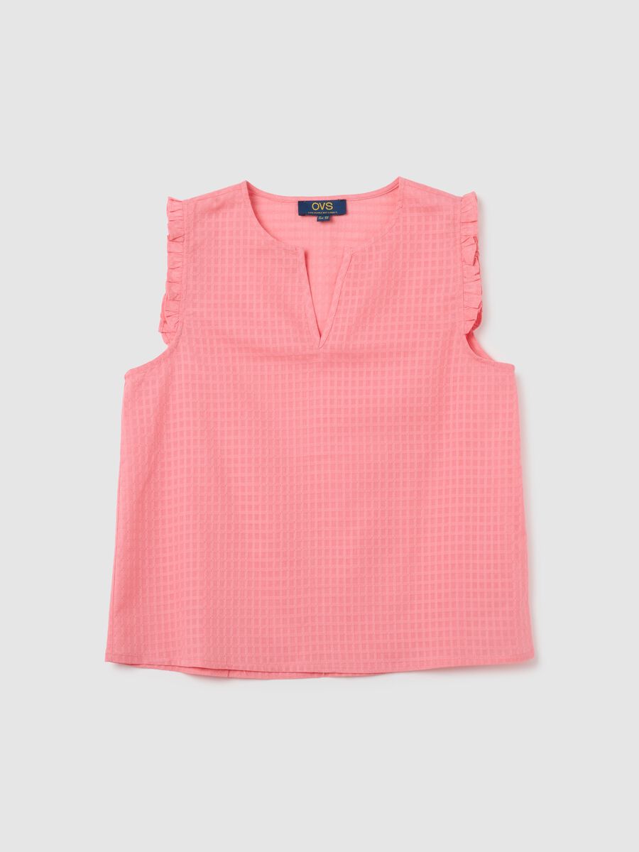 Women's Pink Pure Cotton Regular Fit Top_0