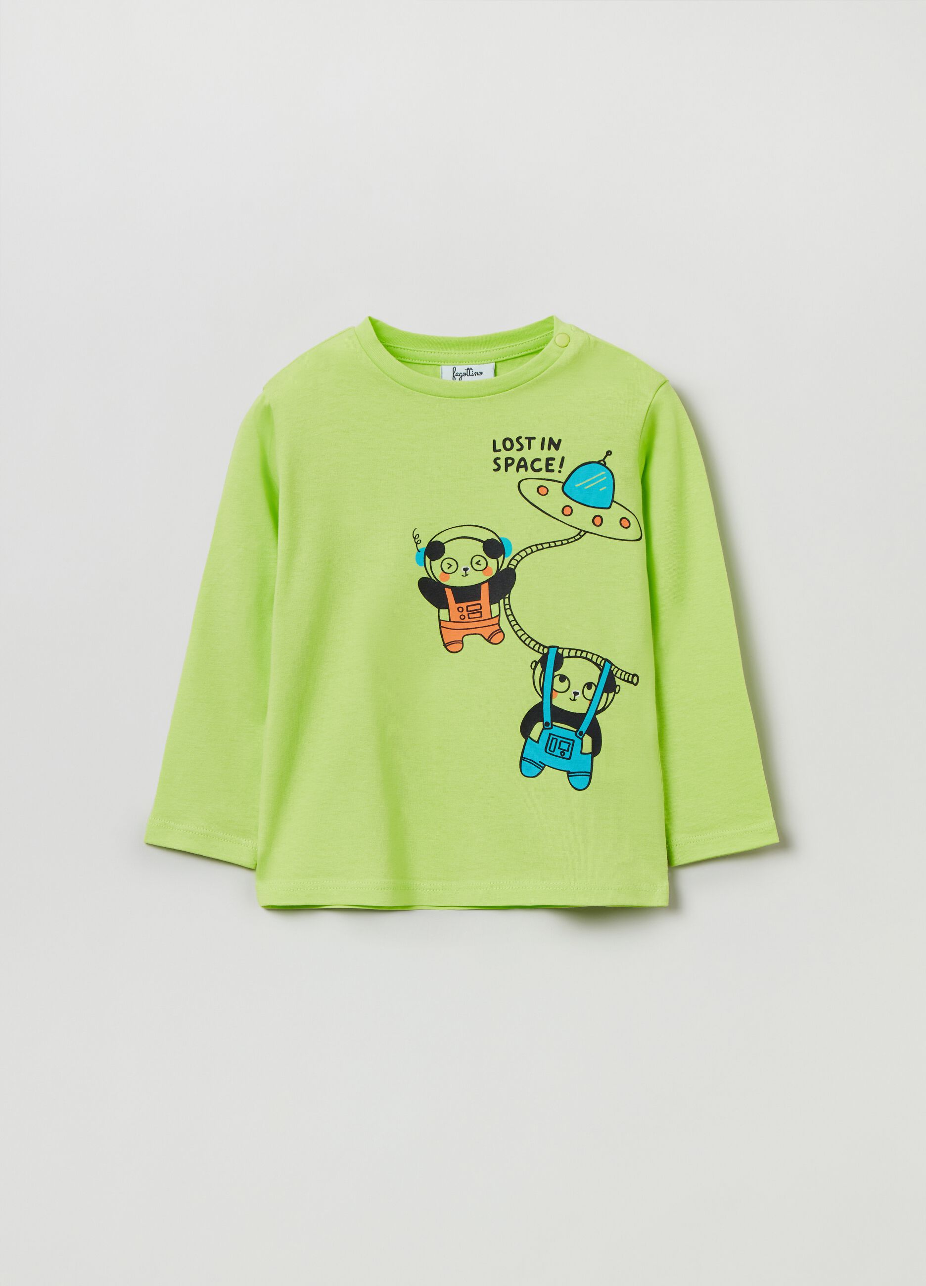 Maglietta verde bambina ovs online