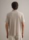 Beige linen and cotton blend polo regular fit_3