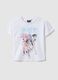 White pure cotton T-shirt with K-Pop Demon Hunters print, regular fit_0