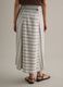 Striped maxi skirt in viscose-linen blend_2