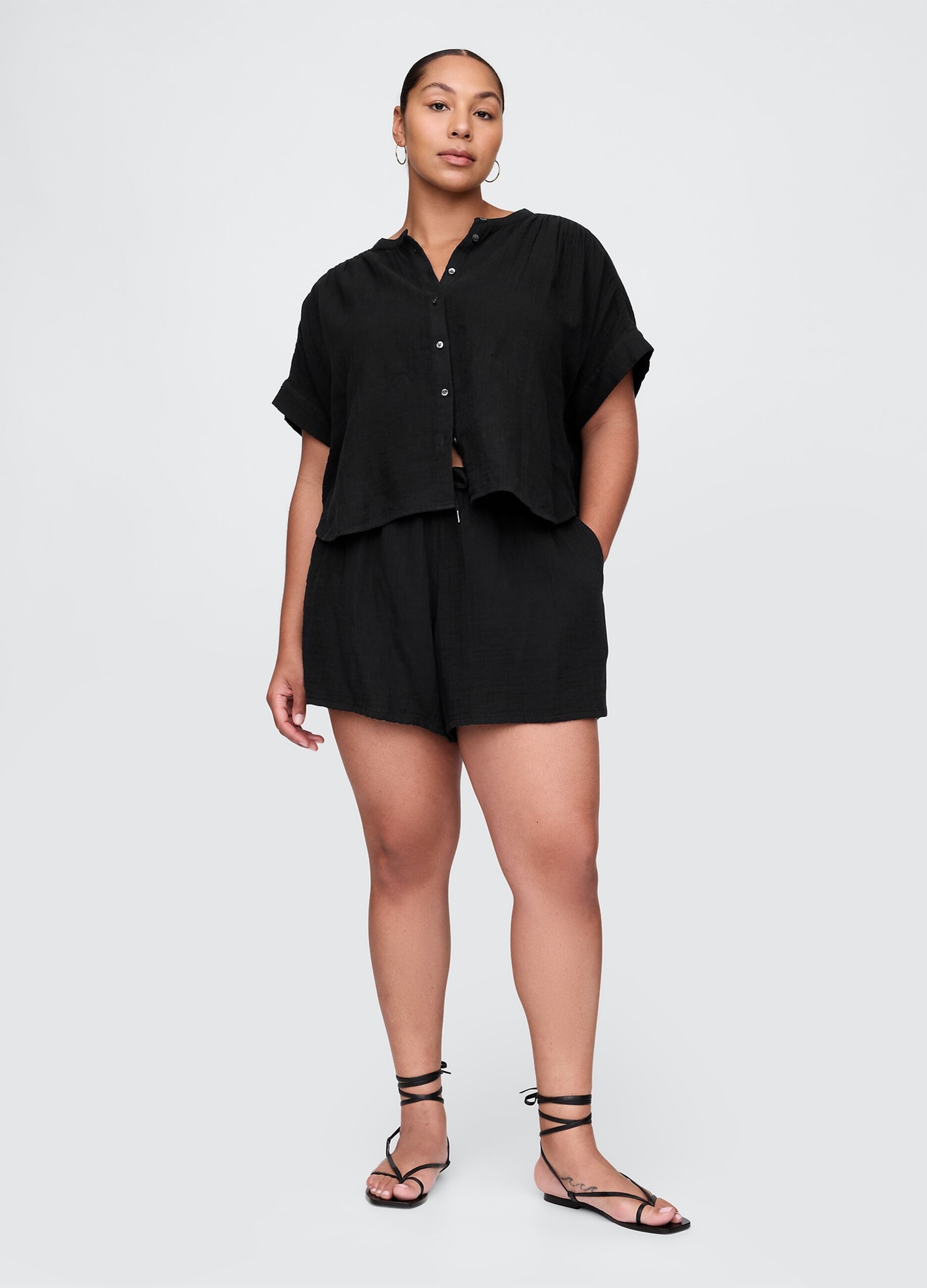 Shorts estivi in puro cotone