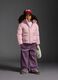 The Iconic Puffer pink hooded jacket for girls_0