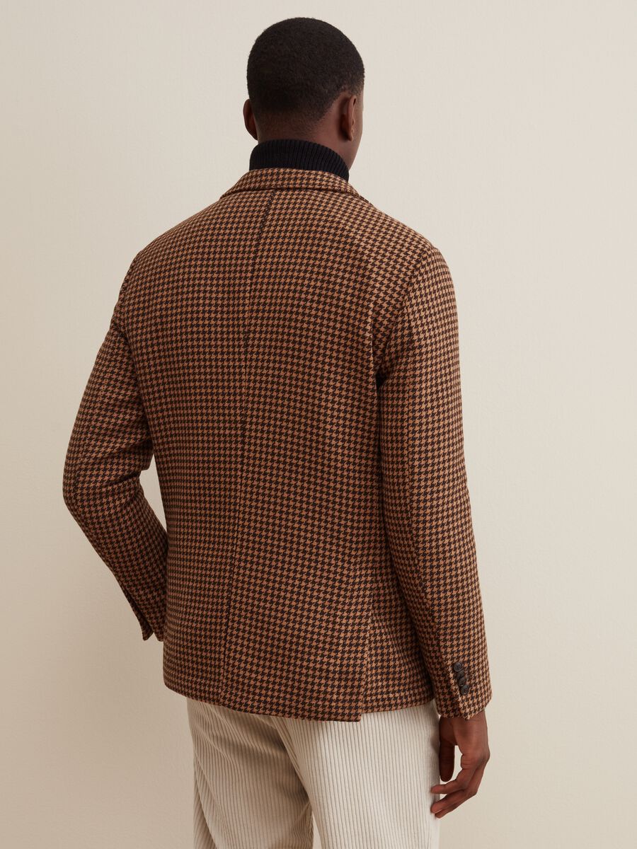 Blazer monopetto pied de poule_2