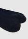 Bipack calze lunghe in misto bamboo blu elasticizzate_2