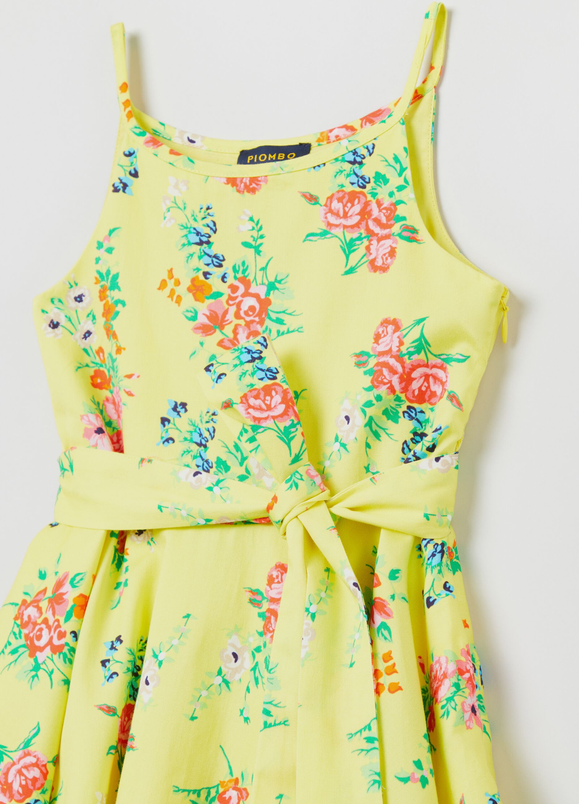 Vestito smanicato con stampa_2