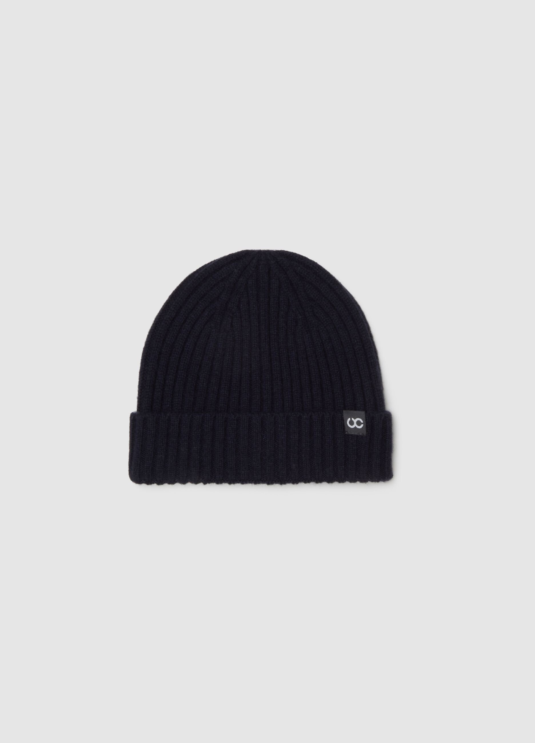 Pure Blue Wool Beanie