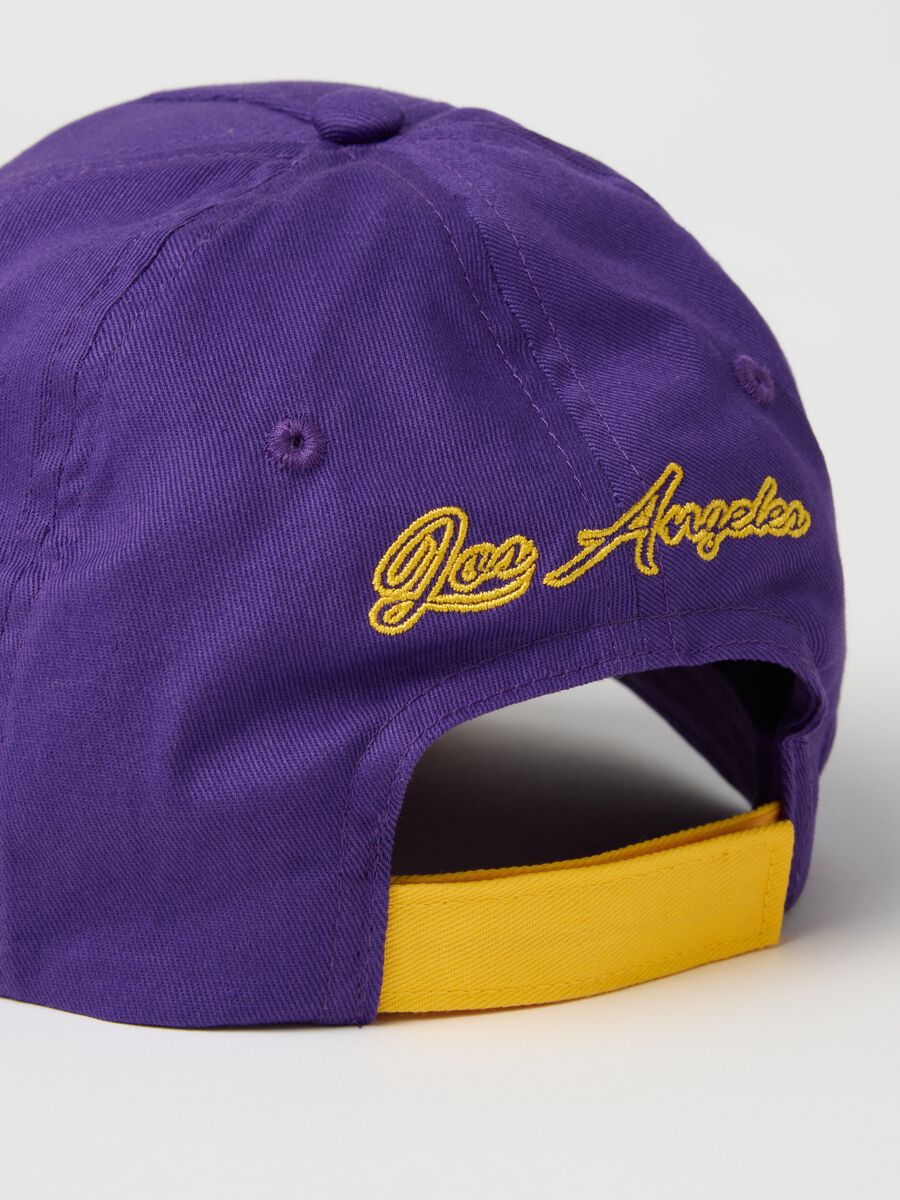 Children's multicolor pure cotton cap with Lakers print_2