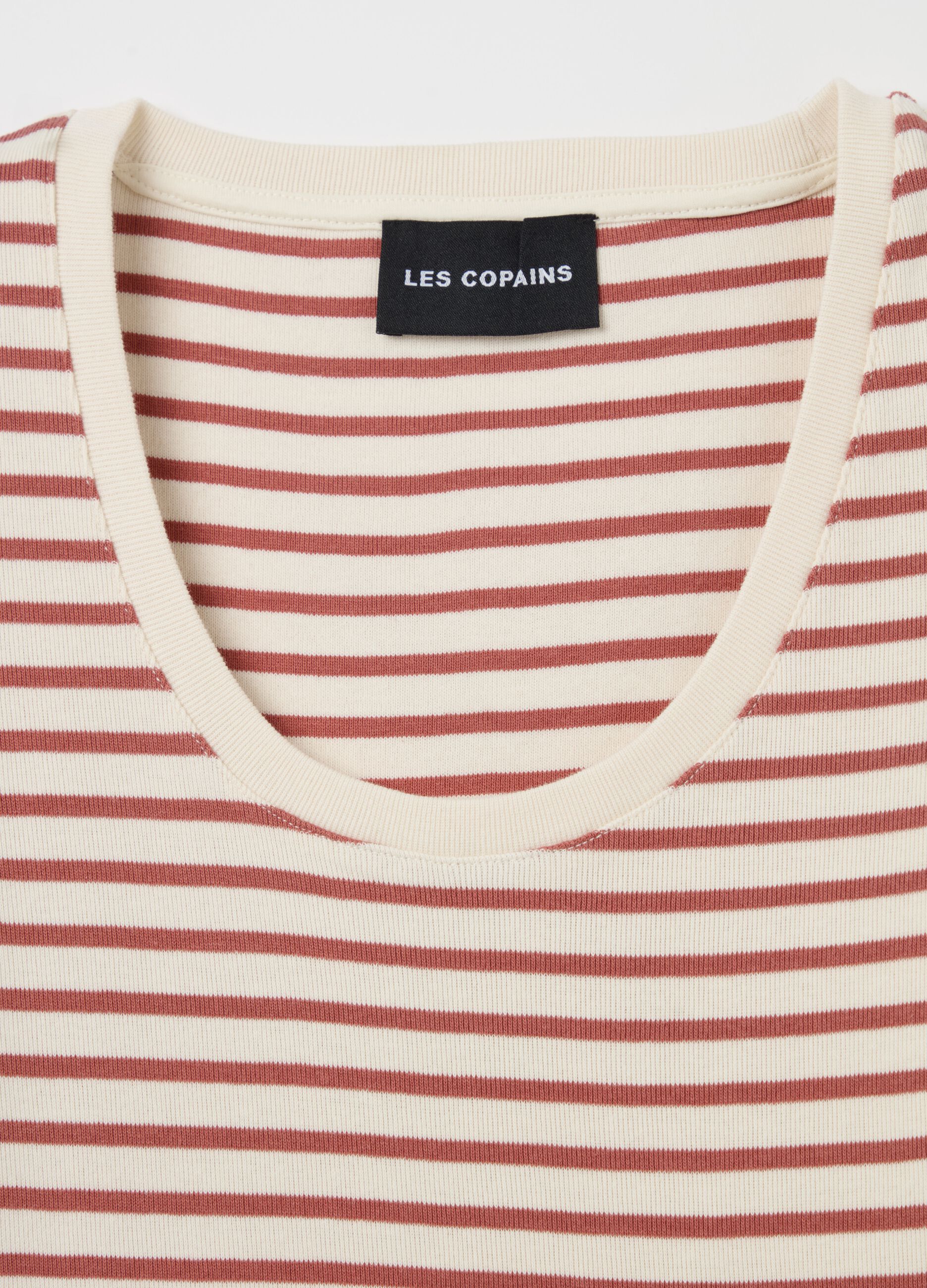 Striped cotton T-shirt
