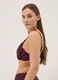 Purple shaping bikini top in stretchy fabric_3