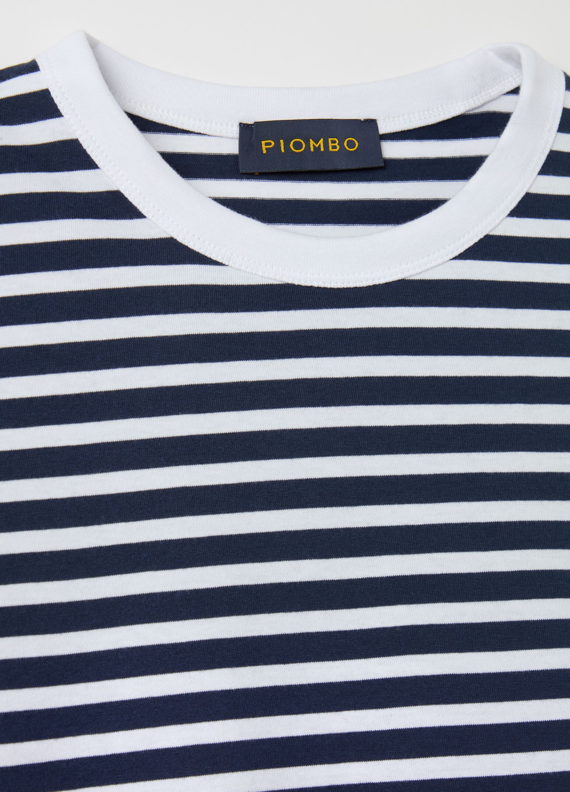 T-shirt with horizontal stripes