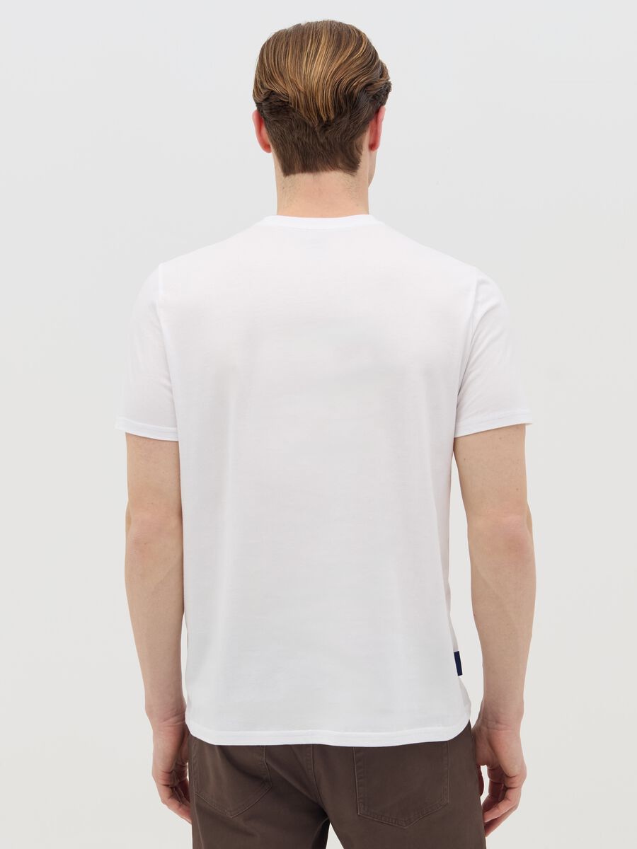 Cotton T-shirt with "Milano" print_3
