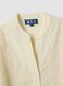 Beige pure cotton shirt with embroidery_5