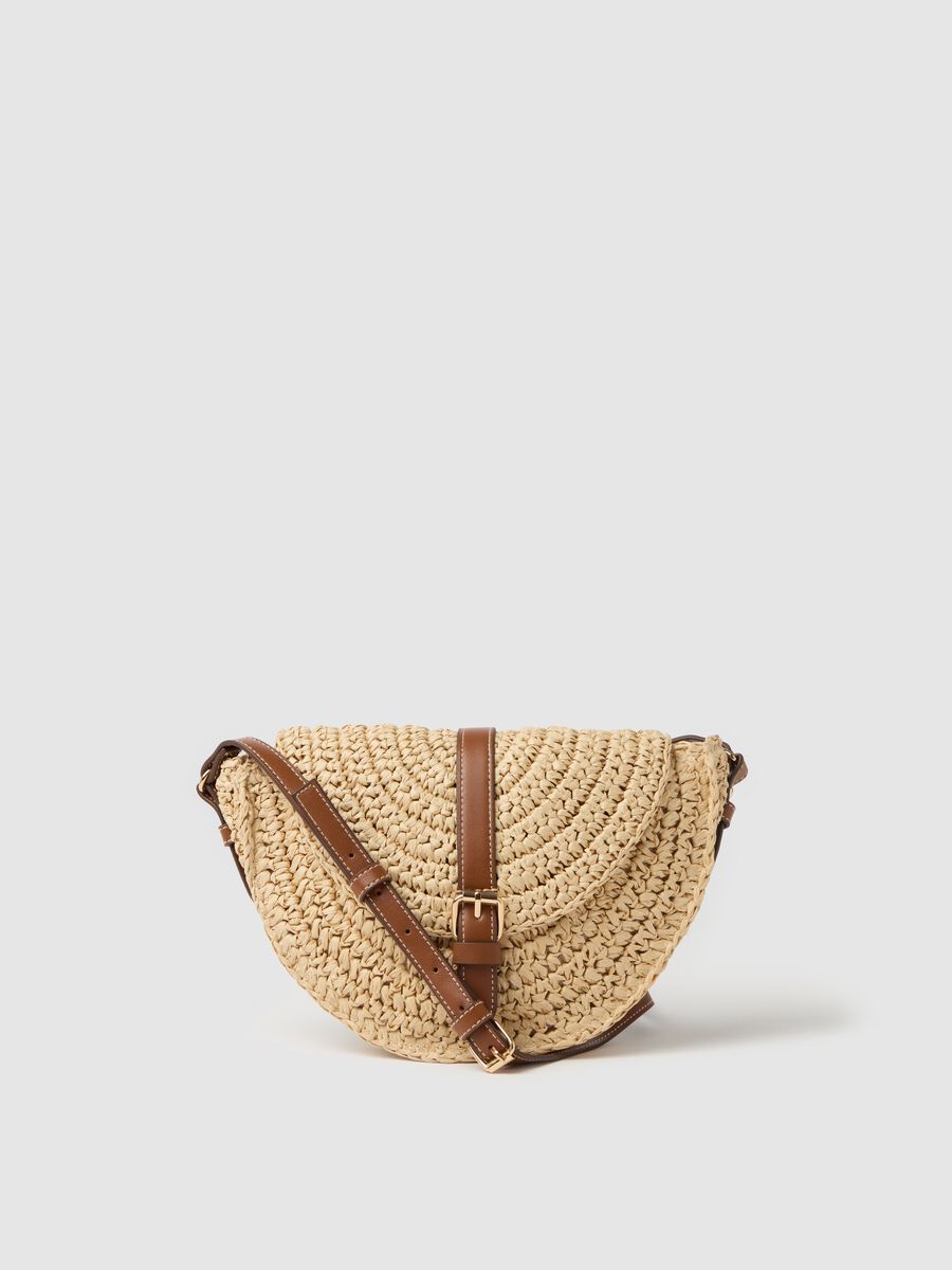 Raffia shoulder bag_0
