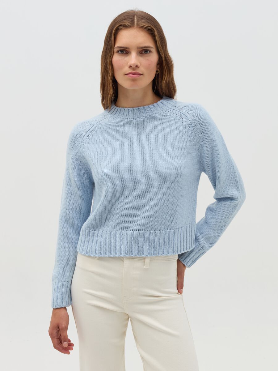 Pullover con maniche raglan_0