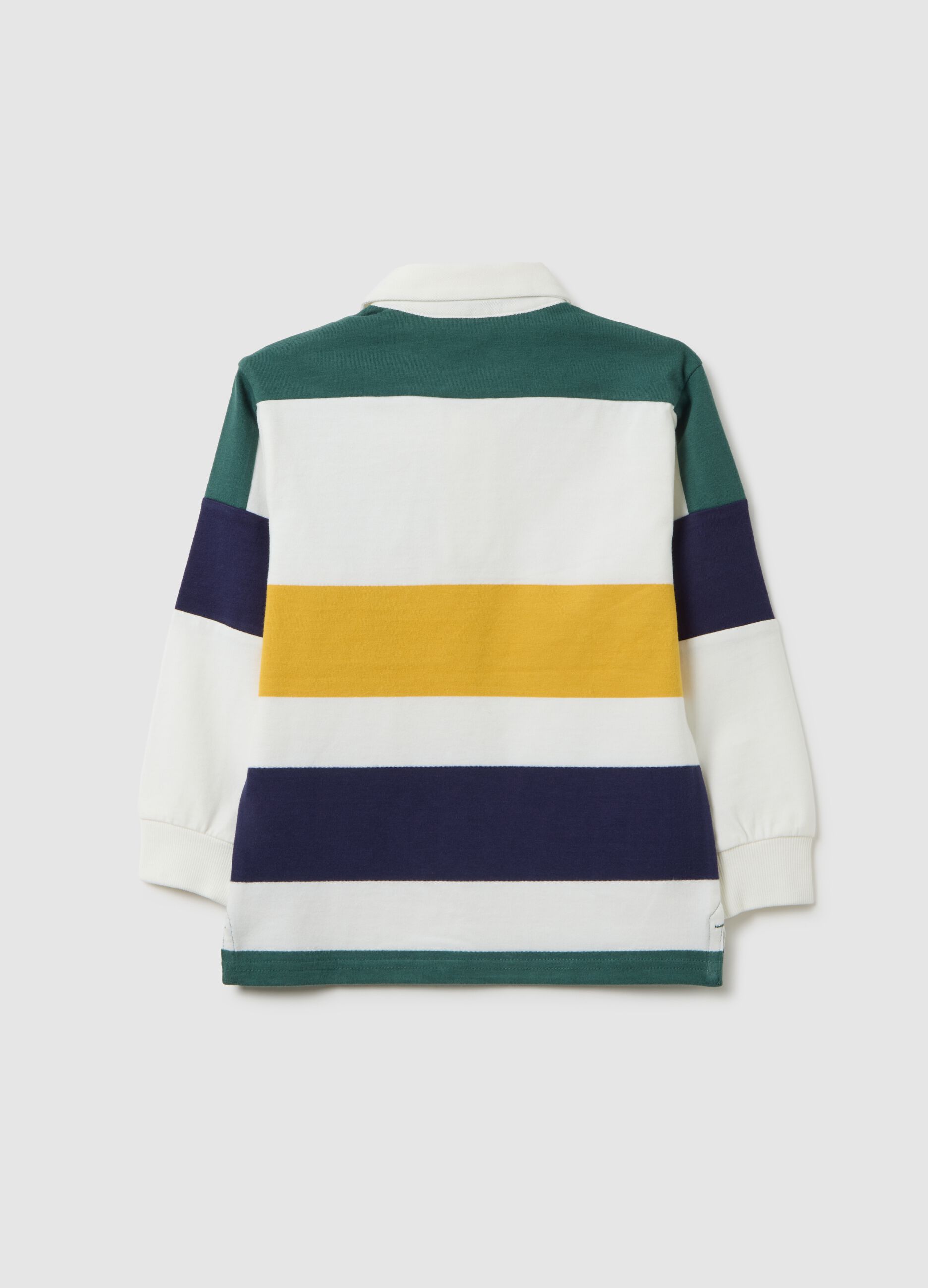 Polo da bambino in puro cotone multicolor regular fit