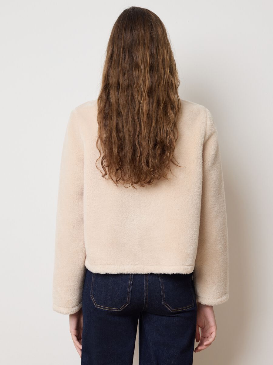 Beige regular fit coat_2