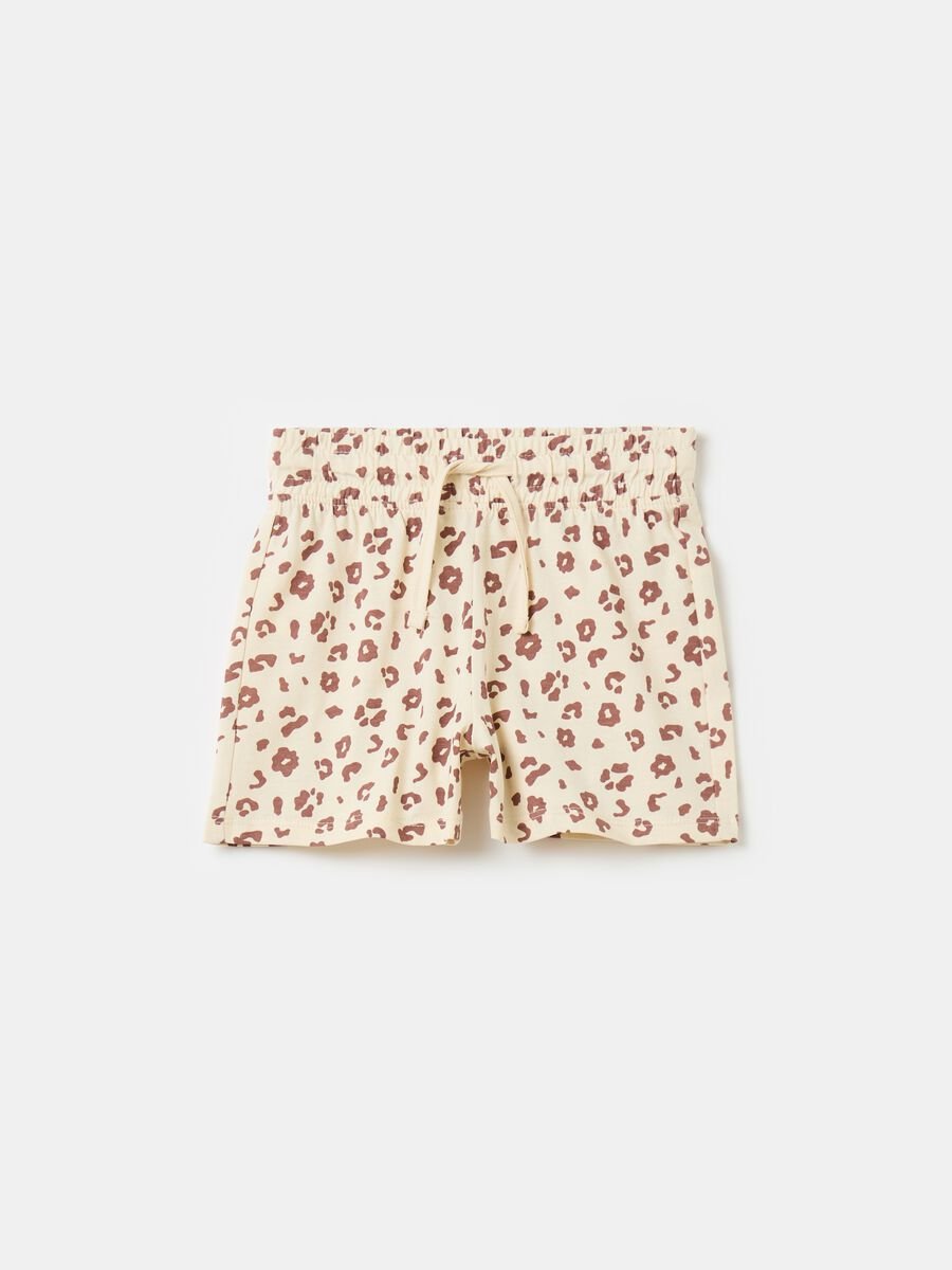 Shorts with speckled print_0