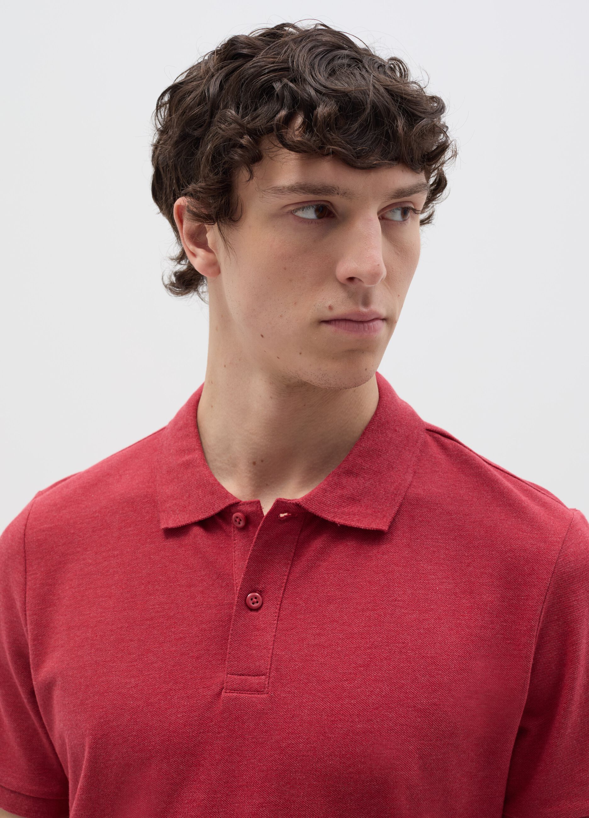 Regular-fit polo shirt in cotton