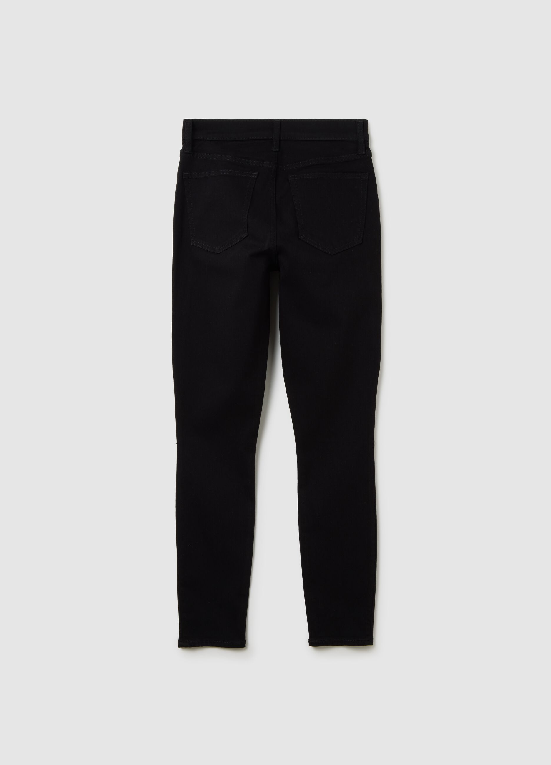 High-waist, skinny fit jeans