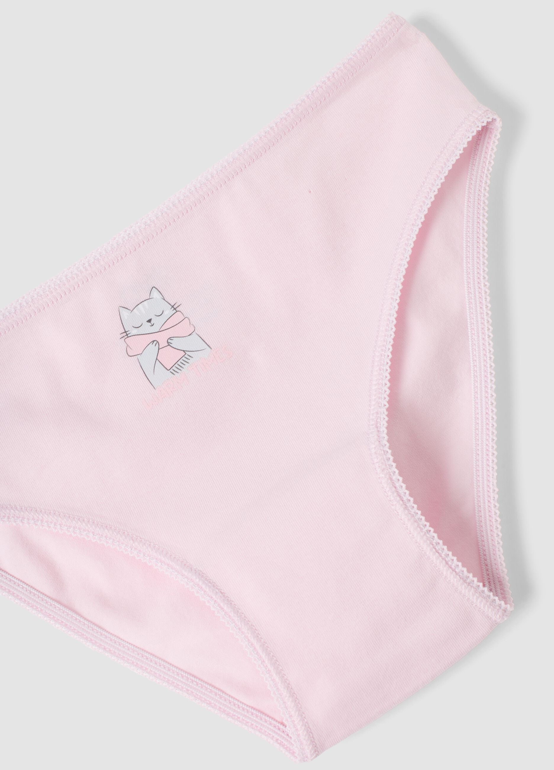 Seven-pack of multicolour organic stretch-cotton briefs