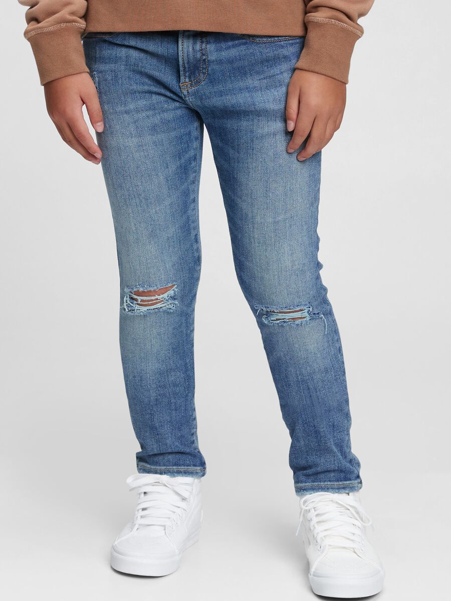 Skinny-fit jeans with abrasions_2