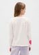 White Long Sleeve T-shirt with Pink Hearts_1