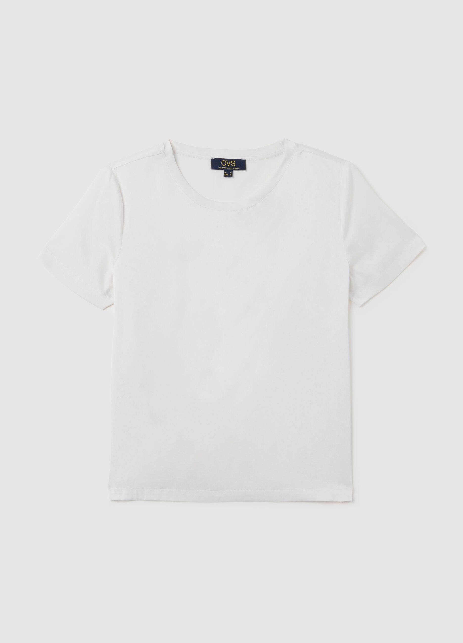 Women's Stretch White T-shirt