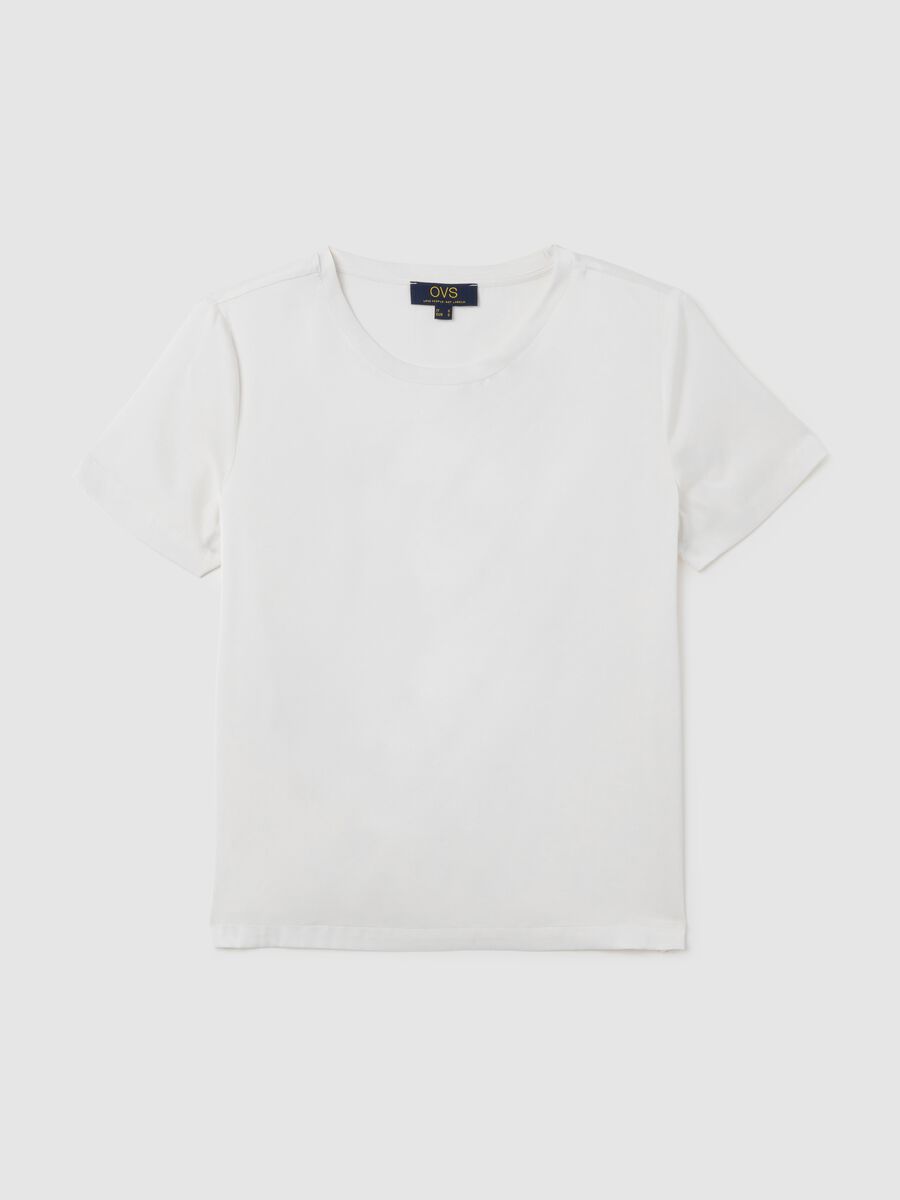 Women's Stretch White T-shirt_4