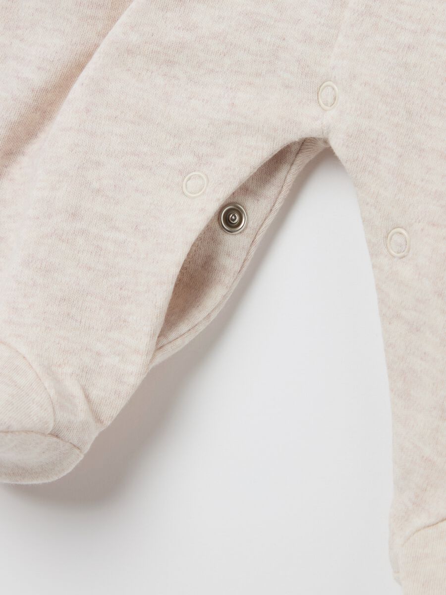 Cotton onesie with feet and farm animals print_3