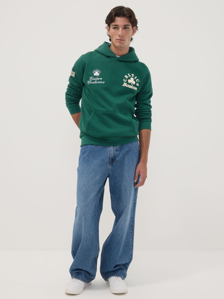 Green cotton-blend Boston Celtics hoodie_2