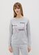 Grey 100% cotton pyjamas with "Bonjour Mon Amour" print_1