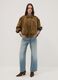 Green stretch-fabric jacket with zip, regular fit_2