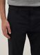 Pantaloni chino in cotone elasticizzato nero slim fit_3