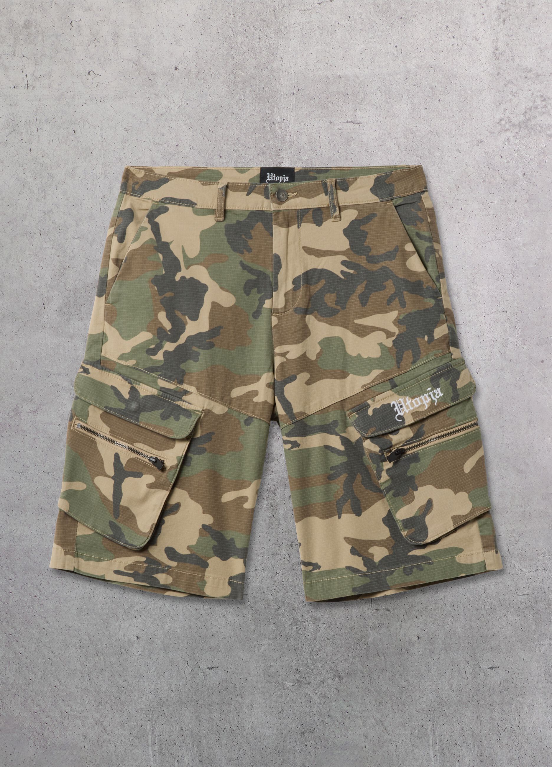 Camo Cargo Shorts