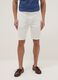White pure cotton regular-fit shorts_1
