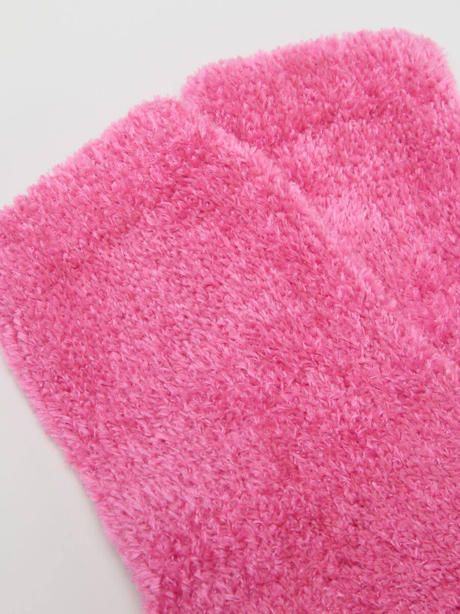 Soft and comfortable pink socks_1