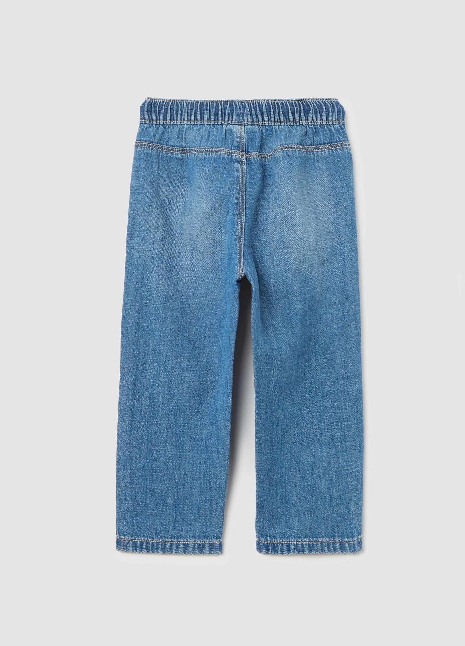 Regular fit boys’ trousers in denim