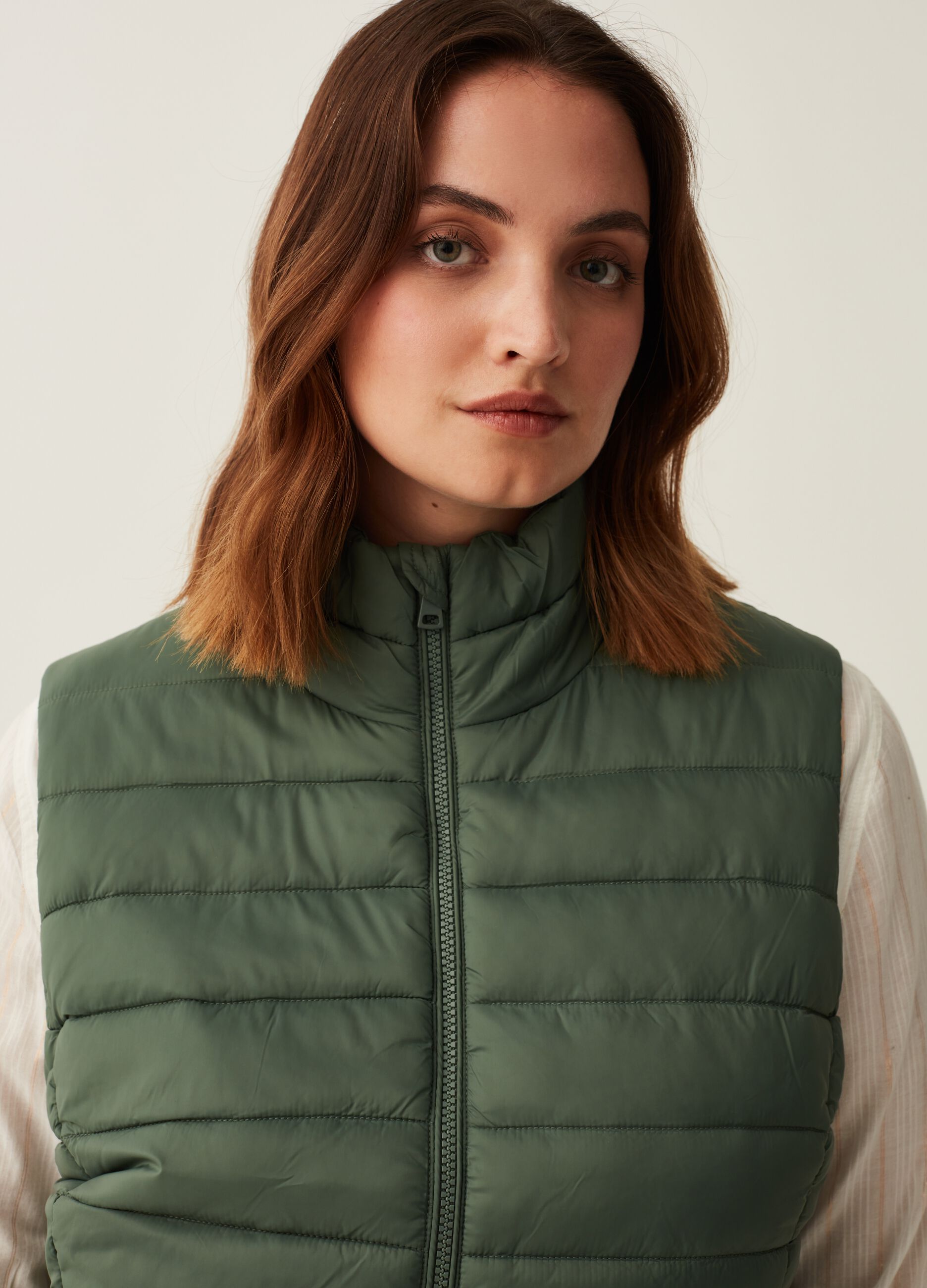 Gilet ultralight a collo alto Curvy_1