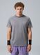 ALTAVIA COURT grey technical sports T-shirt_0