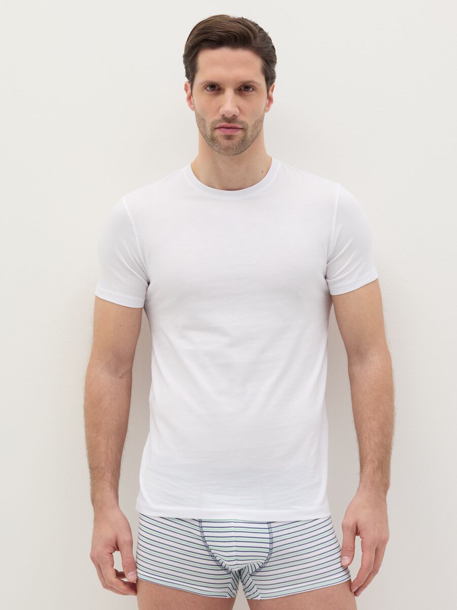Two-pack undershirts with round neck_0
