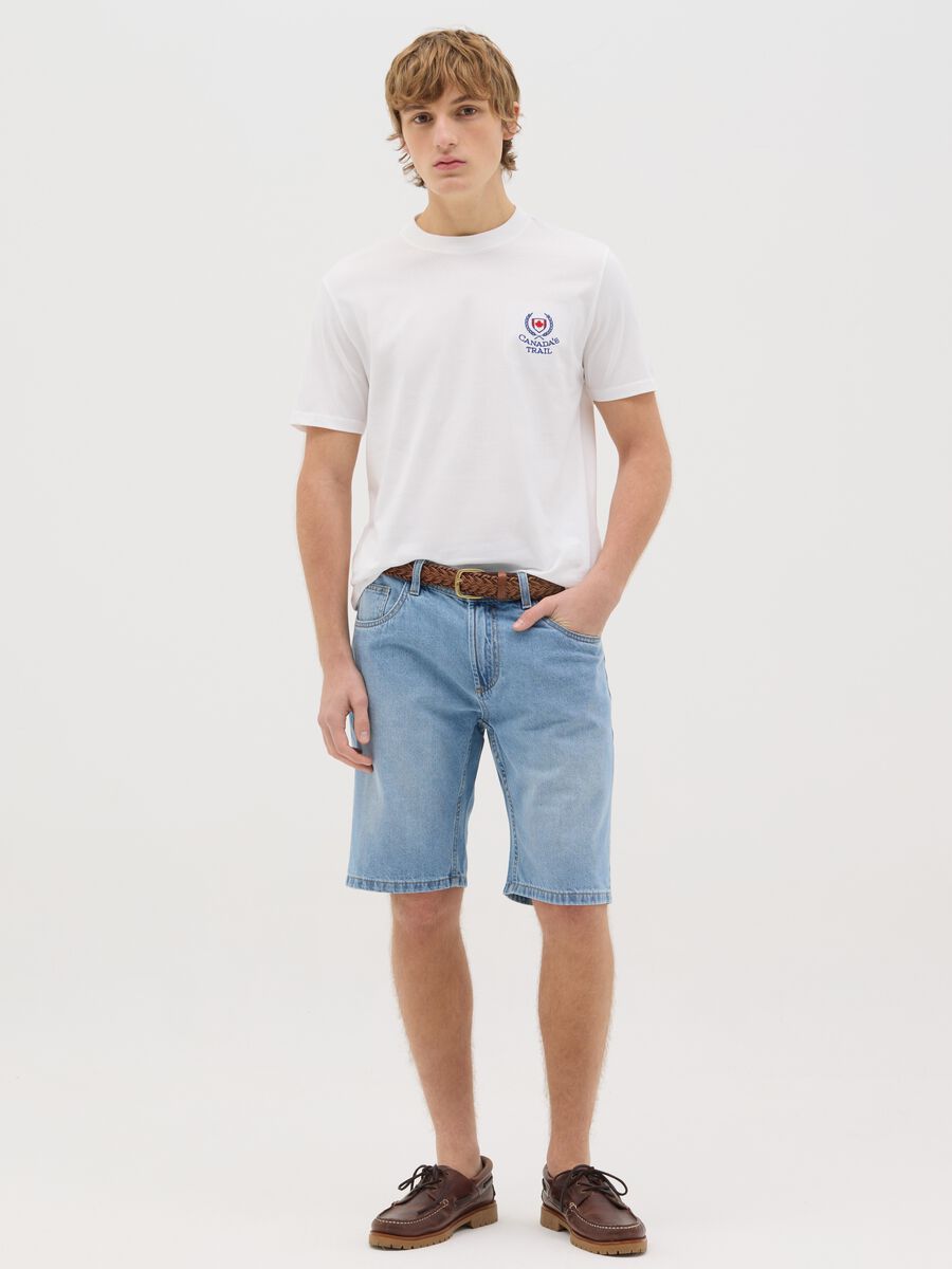 Canada's Trail white T-shirt with embroidery_1