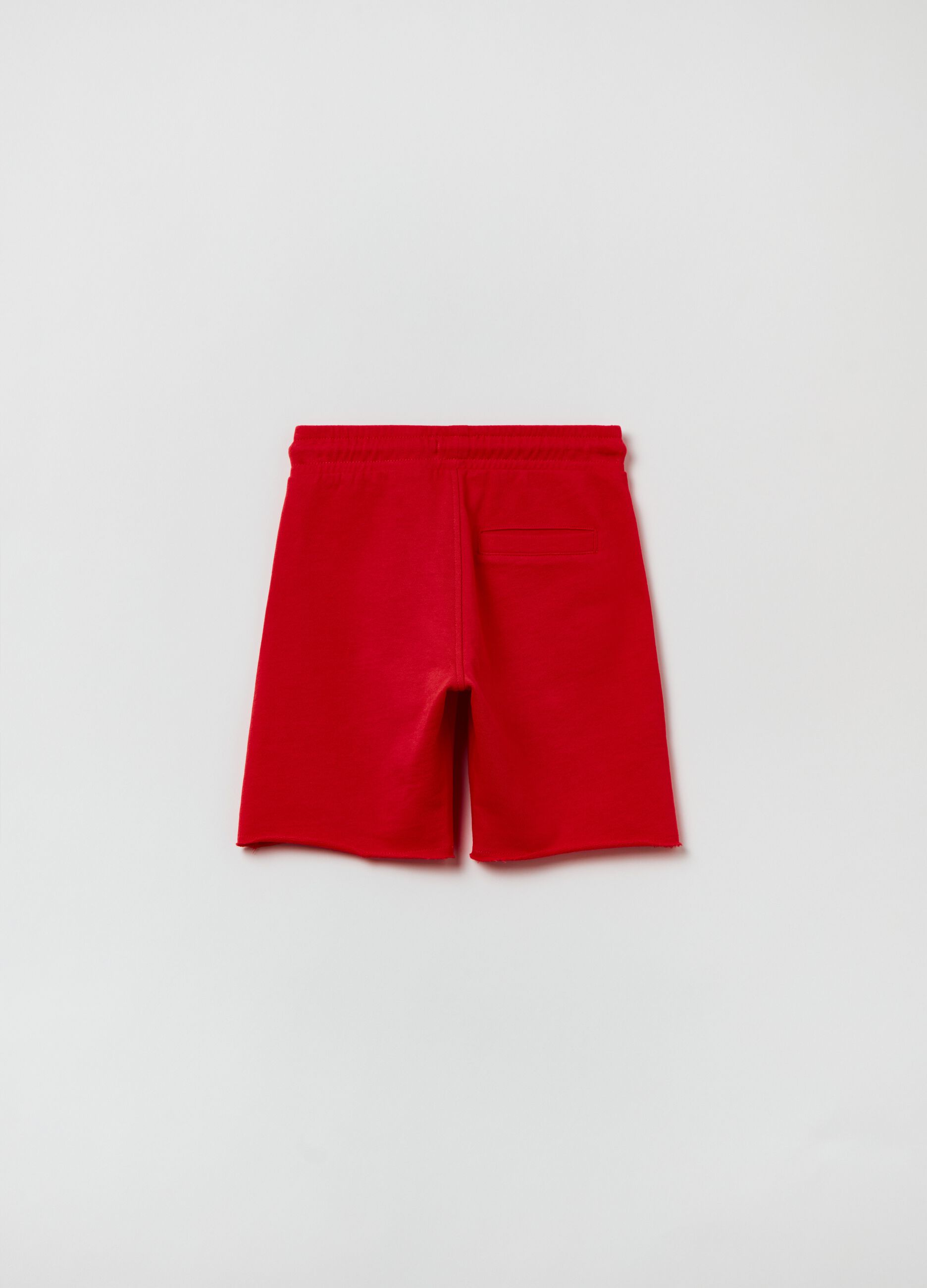 Shorts in French Terry con coulisse